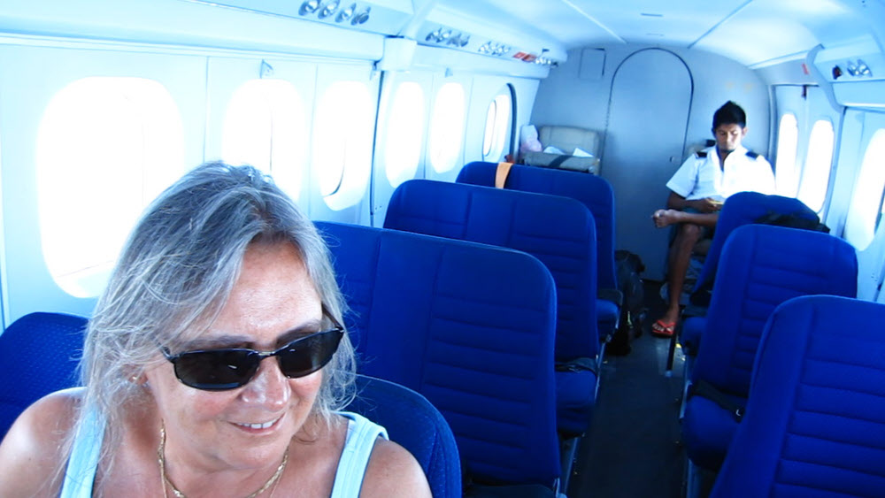 And on the seaplane flight back to Male, we were the only passengers!